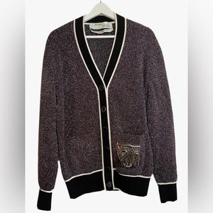OFF-WHITE VIRGIL ABLOH WOMENS KNITWEAR CARDIGAN JACKET NEW SIZE 38/SMALL $2415